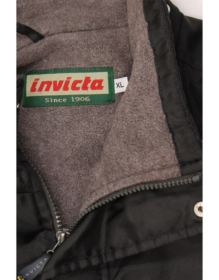 Chaqueta cortavientos INVICTA para hombre UK 42 XL negra poliamida AQ10 Foto 4 de 4