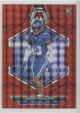 2024 Panini Mosaic Rookies Red Mosaic Prizm Andru Phillips #362 0z0v