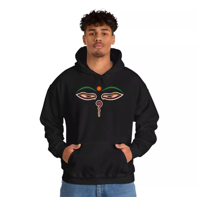 Yoga Third Eye Buddha Calm Meditation Eyes Hoodie Sweatshirt