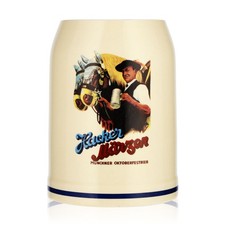 Hacker M&auml;rzen Bier Glas 0,5l Tonkrug M&uuml;nchner Oktoberfestbier Ton
