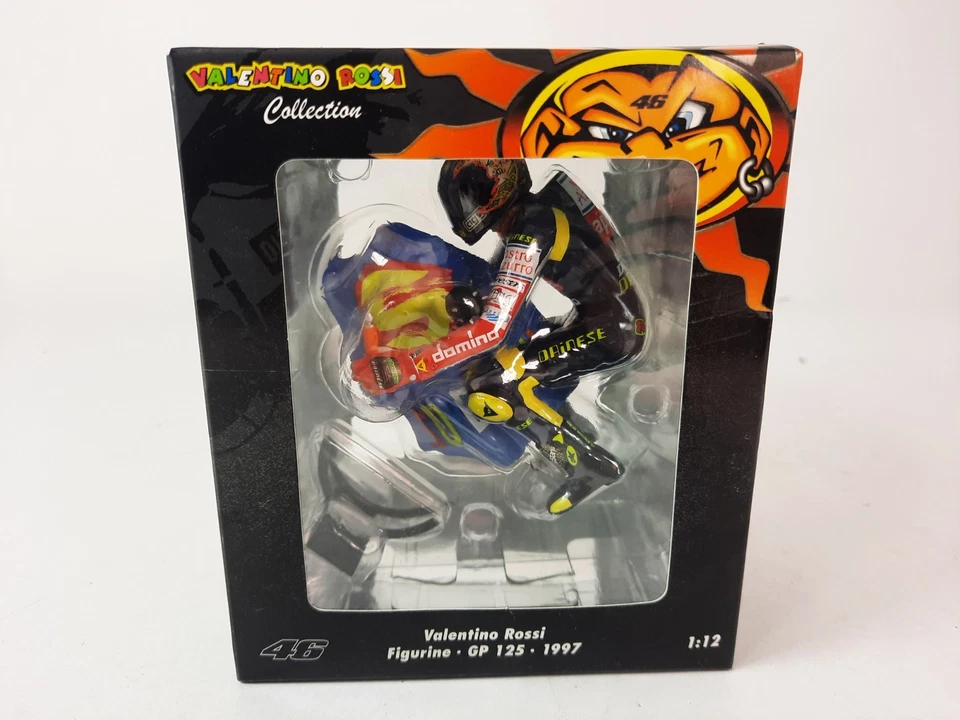 Minichamps Valentino Rossi 125 Aprilia 1997 Riding Figurine 1/12 - Image 2 of 3