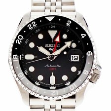 A4R Seiko 5 Sports SKX GMT SBSC001 JDM Black Dial Automatic Watch