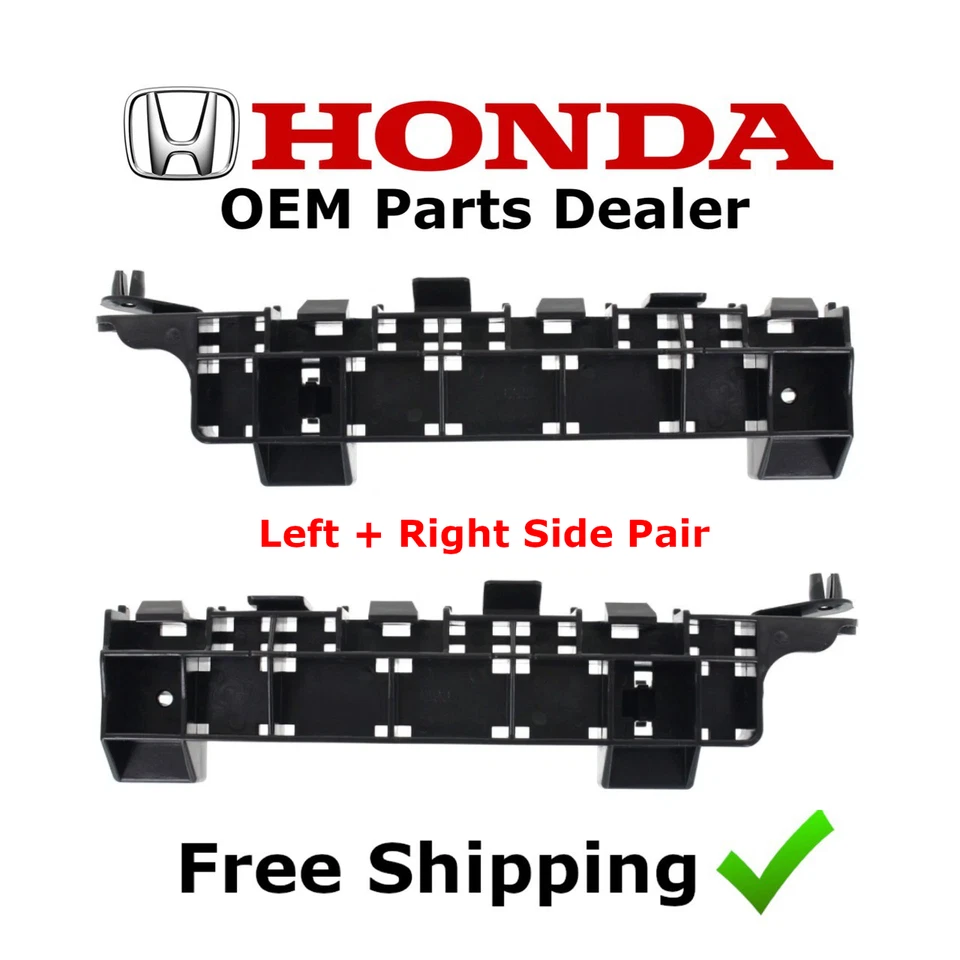 Par espaciador de parachoques delantero izquierdo + derecho Honda Fit 2009-2014 nuevo (OEM) Foto 4 de 4