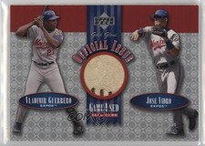 2001 Gold Glove Official Issue Game-Used Balls Vladimir Guerrero Jose Vidro e6p