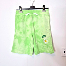 NWT Nike Sportswear Boys Lg French Terry Shorts Lime Green Volt Sweatshorts