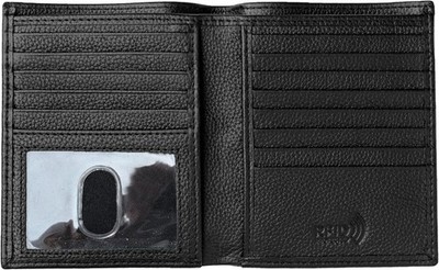 Euro Wallet Rfid Blocking Leather Slim Wallet For Men Hipster Wallet Card Hol...