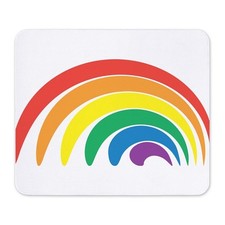 CafePress Funky Rainbow Non-slip Rubber Mousepad, Gaming Mouse Pad 701695233 