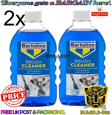 2x Bartoline Pinselreiniger Lackentferner auf Ölbasis für Pinsel 500ML