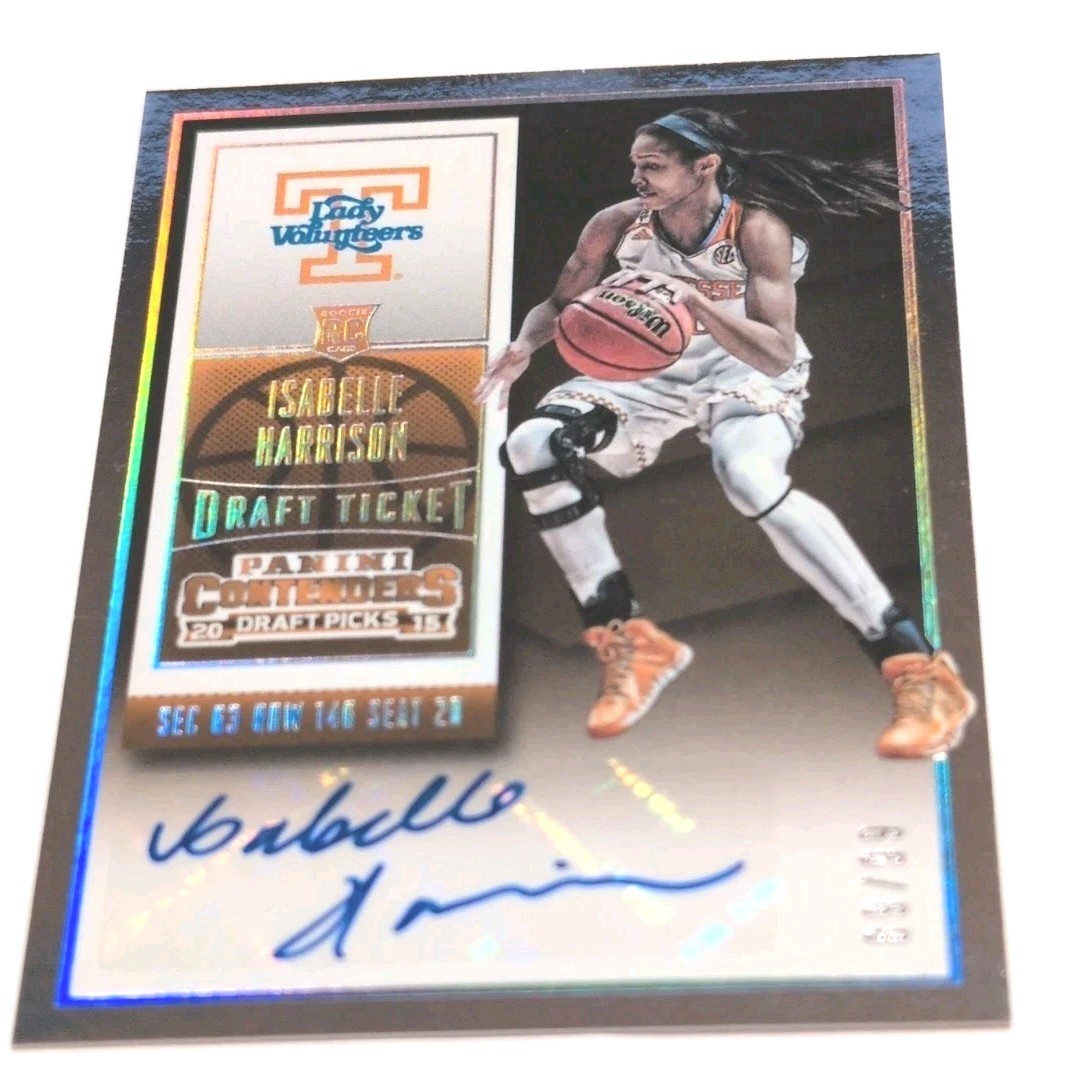 2015 Panini Contenders Draft Picks #186 Isabelle Harrison Auto Rookie RC /99