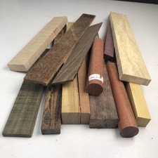 Exotic Wood Pieces For Arts And Crafts Supplies Maple Purpleheart Padauk Lot 226