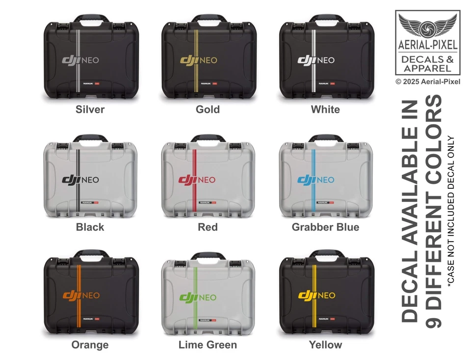 DJI Neo Drone Case Decal  for Nanuk Pelican GoProfessional GPC & More - Image 3 of 3