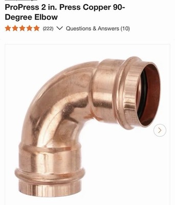 2 x2  90 Degree Elbow