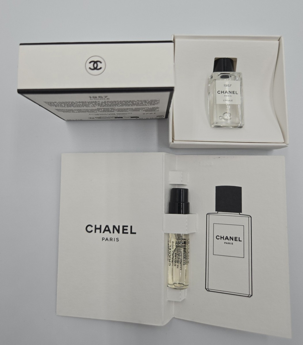 CHANEL 1957 EXCLUSIFS BODY OIL Mini Splash Bottle 4ml + 1957 EDP