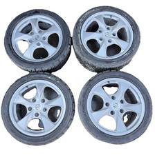 2001 Porsche Boxster 986 Oem 17 Set Rims Wheels Staggered 17x7 17x8.5 1997-2004 2001 Porsche Boxster 986 Oem 17 Set Rims Wheels Staggered 17x7 17x8.5 1997-2004