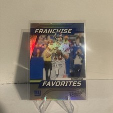 2024 Panini Prestige Franchise Favorites #1 Eli Manning New York Giants NM 