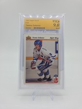 1991 NHL UPPER DECK #21 TEEMU SELANNE - Graded CEX 9 MINT - ROOKIE, RC