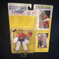 Starting Lineup Patrick Roy Montreal Canadiens NHL Figure 1993 1st Ed w/ Card