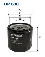 Filtron ÖLfilter OP 630 Anschraubfilter FüR Opel T92 Astra CC T98 M18X1.5 F70