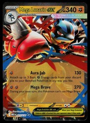 Mega Lucario ex 077/132 Mega Evolution