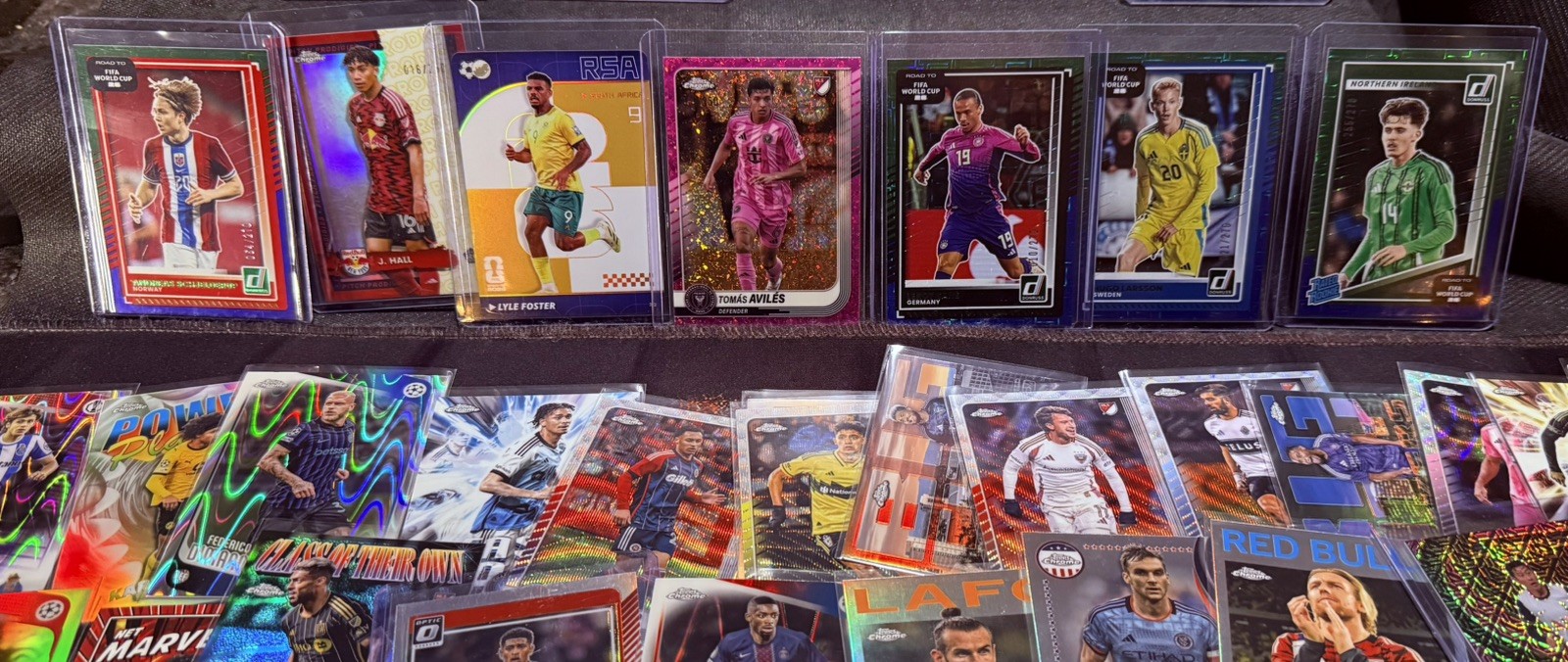 Huge Soccer Lot - Inserts 10 #’d Auto SP Gold Frame World Cup Refractors RCs 🔥 view 6