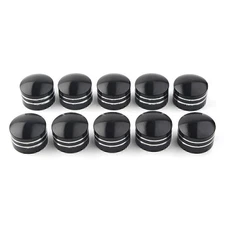 11mm Inner Schrauben Motor Bolt Topper Caps Cover For Harley CNC Motorcycle Blk