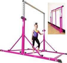 Marfula Gymnastic Bar For Kid and Teenage of 3-25, 5Ft/8 FT Base Length 4Ft W...
