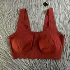 No Boundaries Wirefree Bralette Womens Size Large Brown Wireless Bonded Bra