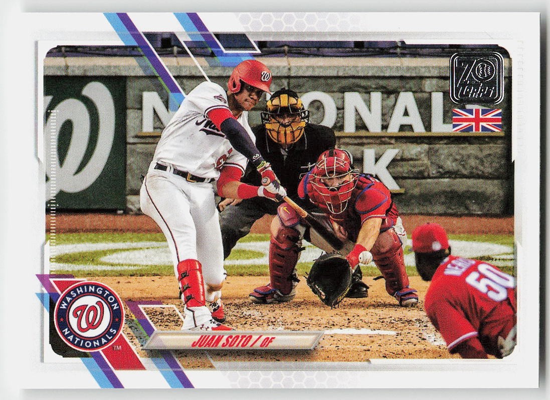 フアン・ソトTopps Bowman 2021カード ワシントン・ナショナルズ 2021 Topps UK Edition #56 Juan Soto BASEBALL Washington Nationals