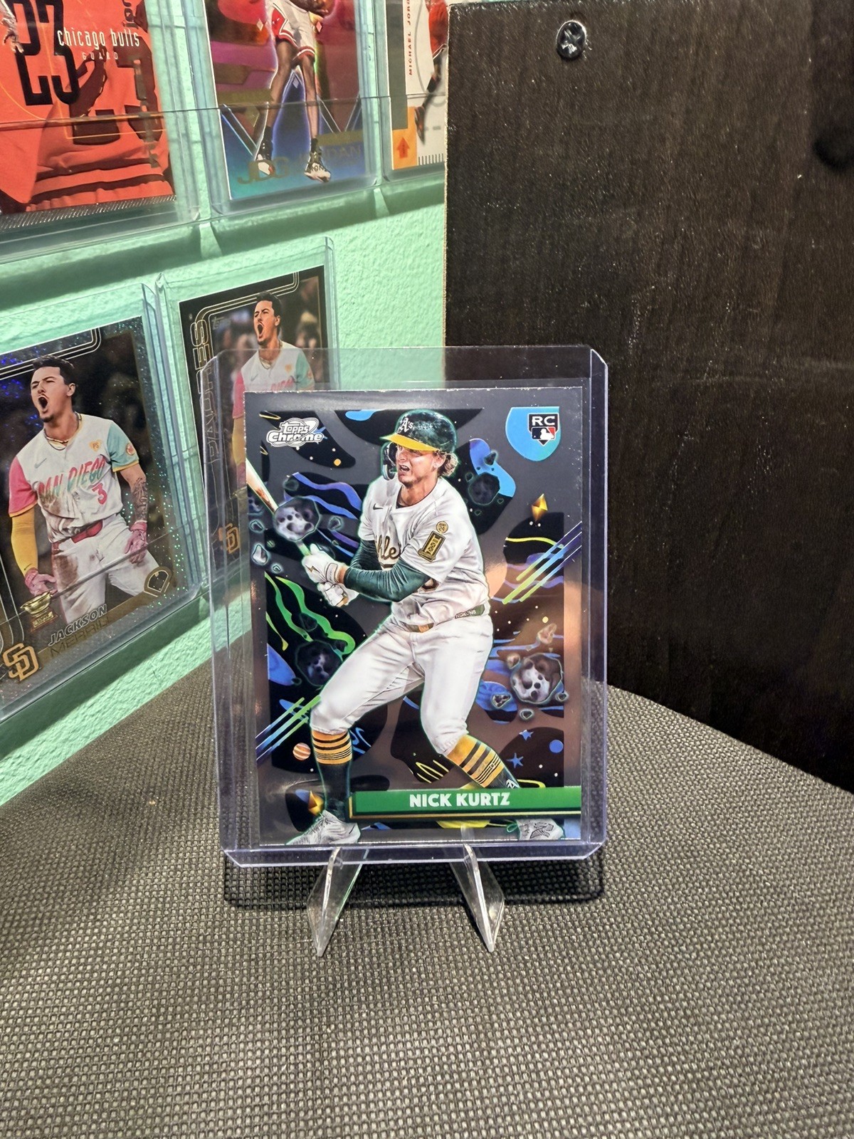 Nick Kurtz 2025 Topps Chrome Cosmic RC Base #183