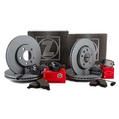 ZIMMERMANN Bremsscheiben + Beläge für VW MULTIVAN TRANSPORTER T5 T6 vorne hinten