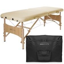 Basic Portable Folding Massage Table - Cream