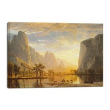 Canvas Wall Art Valley of the Yosemite (1864) by Albert Bierstadt Canvas Prints