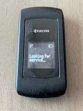 Kyocera Coast S2151 Black CDMA Flip Phone Tested Works 4 Games