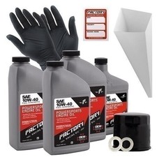 Factory Racing Parts 10W40 3.5 QT Oil Change Kit For Suzuki VZ1500 M90 Boulevard 51.42 per gallon