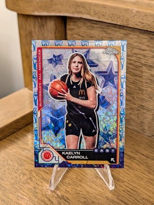 2025 Topps Chrome McDonald's All American 22 Kaelyn Carroll McFlurry Refractor