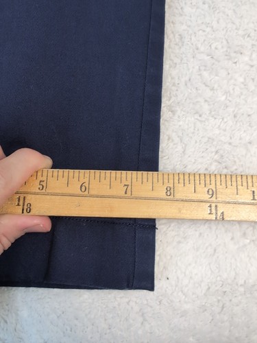 Neu ohne Etikett J. Crew Factory Herren Straight-Fit Flex Chino Hose Marineblau Größe 34x32 - Bild 7 von 8