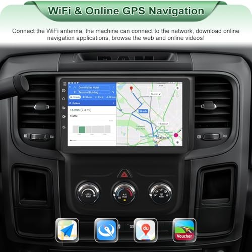 Car Radio Upgrade for Dodge Ram 1500 2500 3500 2013 2GB+32GB without Camera - Picture 6 of 7