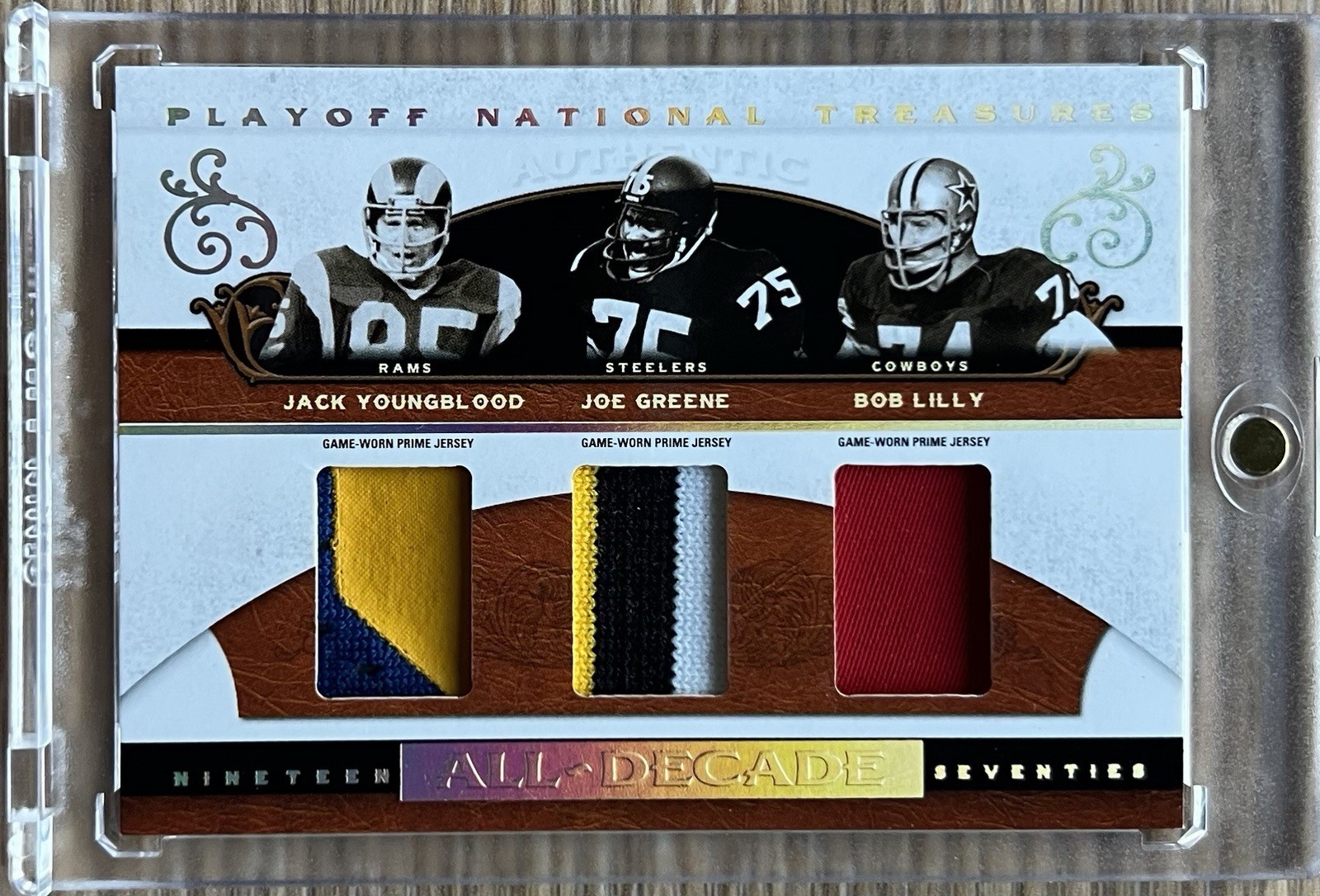 2007 national treasures youngblood/greene/lilly gu all decades trios /25