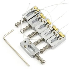 Domofa Piezo Bridge Pickup Upgraded Version Guitar Tremolo Bridge Saddles wit...