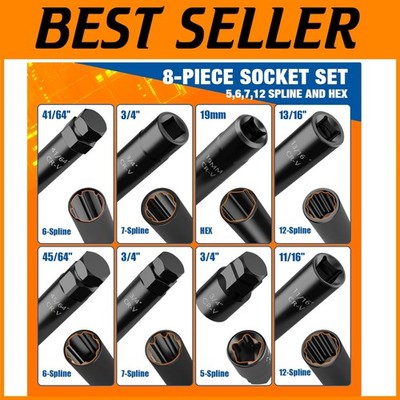 Chrome Vanadium Steel Sockets