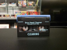 Used Hi8 Video 8 Cassette Cleaner For Camcorder Handycam Sony