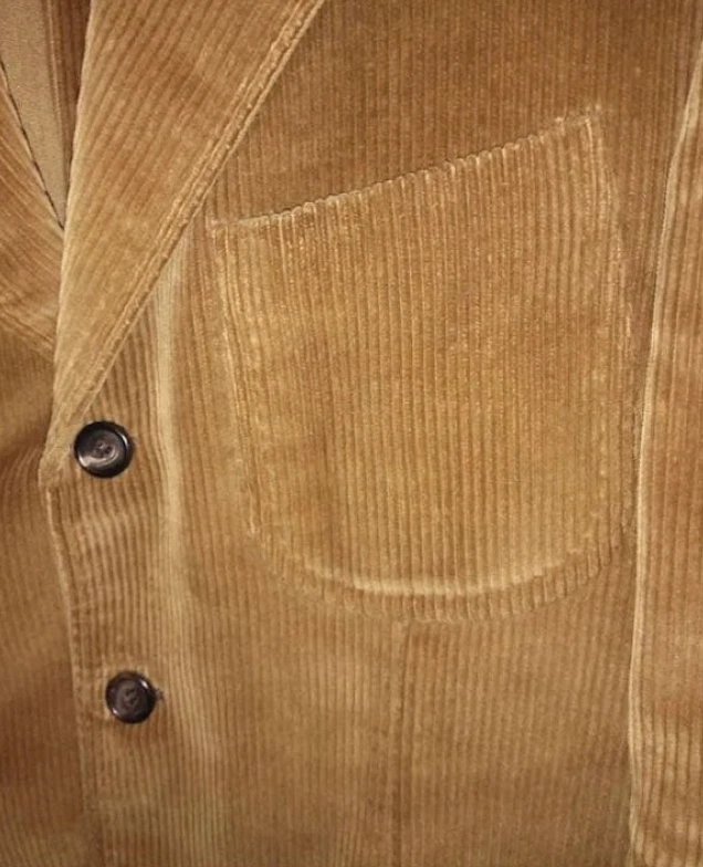 Chaqueta Pana Pesada Sartorio Napoli by Kiton Mostaza Talla 48 (M) Foto 3 de 4