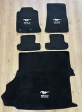 Fit For Ford Mustang 50th Floor Mats Mat Carpet Trunk Black 5 Pcs - 2015-2025