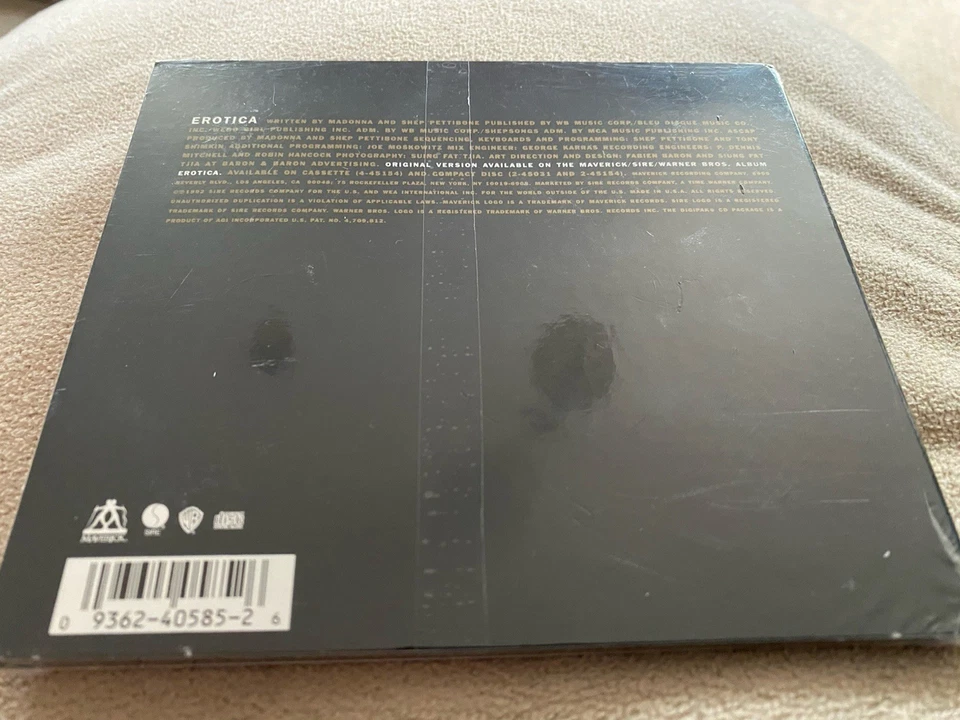 MADONNA - EROTICA (REMIXES) - NEW/SEALED DIGIPAK CD SINGLE - Image 2 of 2