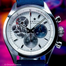 Zenith Chronomaster Open White Dial El Primero 39.5mm Complete Set