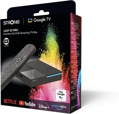 Strong LEAP-S3 PRO Google TV Reciver 4K HDR 10+ guter Zustand!