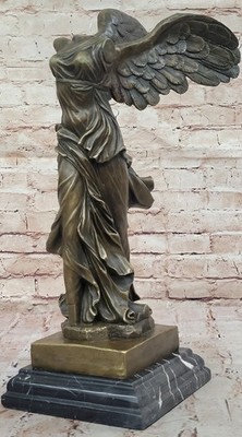 Winged Nike Samothrace Louvre Paris Bronze Marble Victory Statue Sculpture Art