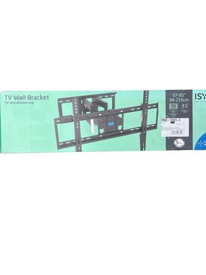 ISY ITV 3300 TV Wandhalterung max. 85 Zoll Neigbar rotierbar Schwenkbar Schwarz