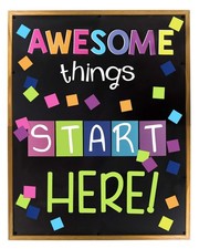 Classroom Bulletin Board Decoration Set, Welcome Banner, Wall or Door Decor,1...