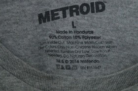 Nintendo Metroid NES Samus Aran T-Shirt Men's Size L Gray Adventure Series T0431